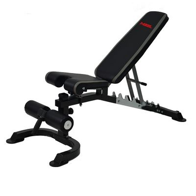 Grey/Black Commercial Exercise Equipment Sit Up Bench Material
