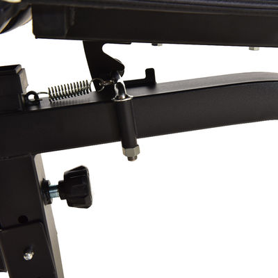 Adjustable Multifunction Commercial Bench in Dark Grey Assembled Size 1585*645*1230