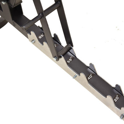 Adjustable Multifunction Commercial Bench in Dark Grey Assembled Size 1585*645*1230