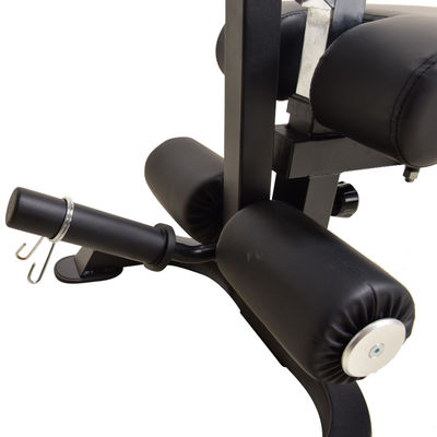 Adjustable Multifunction Commercial Bench in Dark Grey Assembled Size 1585*645*1230