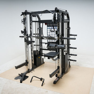 G7 G7W Multifunction Fitness Equipment 3 in 1 Combo Power Rack With Smith Machine Function