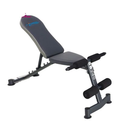 Adjustable Gym Fitness Equipment Ab Sit Up Bench For Effective Exercises Grey/Black