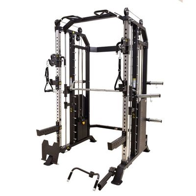 Men's Home Gym Equipment Black Shining All-In-One Gym Smith Machine for Bodybuilding