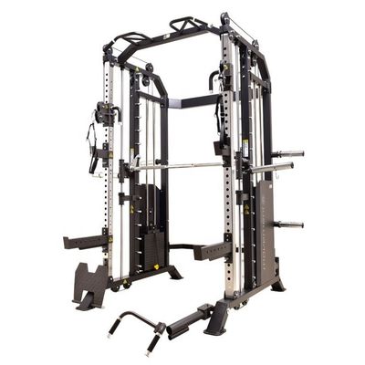 Men's Home Gym Equipment Black Shining All-In-One Gym Smith Machine for Bodybuilding