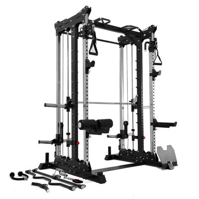 Qingdao Port Loading 3 in 1 Combo Power Rack with Smith Machine Function Customized