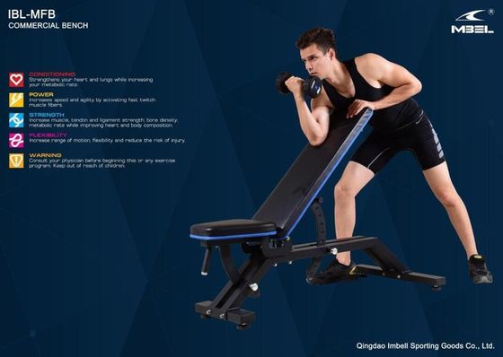 Loading Port IBL-MFB Sit Up Exercise Fitness Machine Home Gym Fitness Equipment Utility Bench