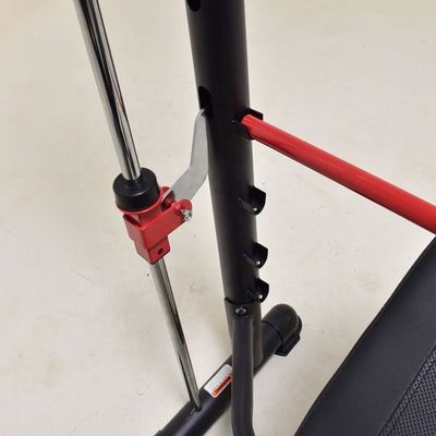 Men's Red Fitness Gym Equipment Squat Rack Weight Lifting Exercise Bench