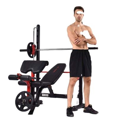 1790x1880x1770 mm Weight Lifting Bench Flat Bench Press Gym Fitness Equipment N.W. kgs 64