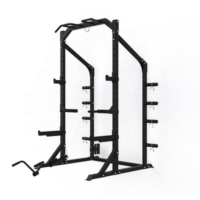 Multi Functional Trainer Smith Machine Cable Crossover Gym with and Grey/Black Design