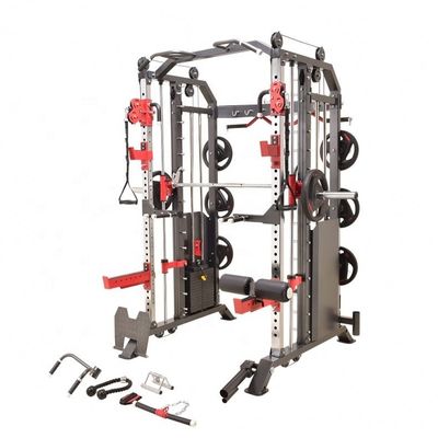 Commercial Gym Multi Functional Equipment Smith Machine Power Rack Functional Trainer 1700X2120X2300mm