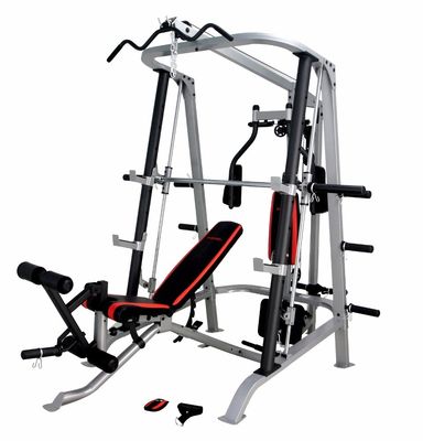 Black Multi Function Station Equipment for Home Gym Exercise and Strength Training