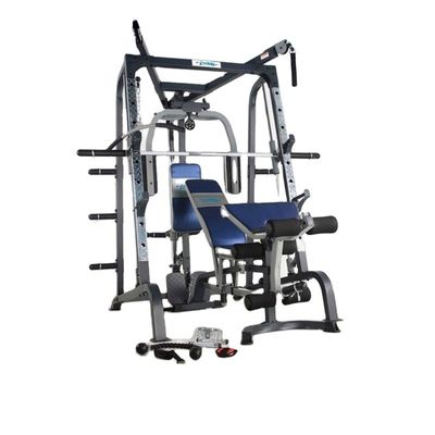 Black Multi Function Station Equipment for Home Gym Exercise and Strength Training