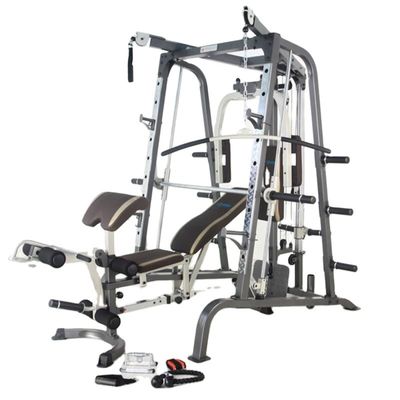 Black Multi Function Station Equipment for Home Gym Exercise and Strength Training