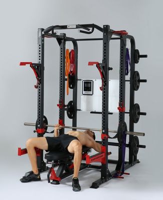 Customizable Power Rack Fitness Equipment with Foldable Design and Construction