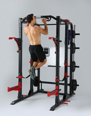 Customizable Power Rack Fitness Equipment with Foldable Design and Construction