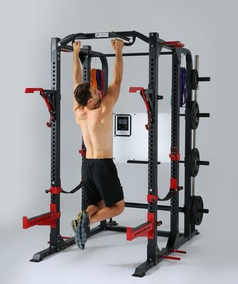 Customizable Power Rack Fitness Equipment with Foldable Design and Construction