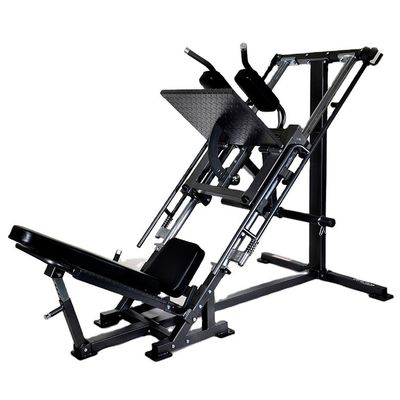 Multifunctional Gym Equipment for Fitness Leg Press and Hack Squat in Grey/Black