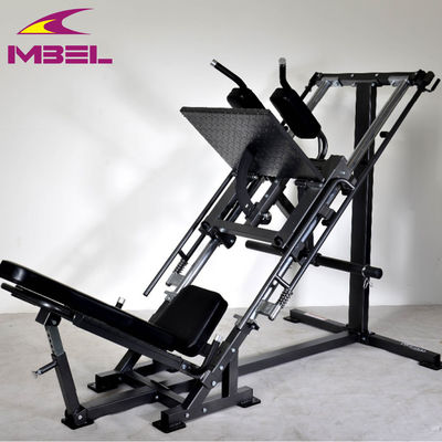 Multifunctional Gym Equipment for Fitness Leg Press and Hack Squat in Grey/Black