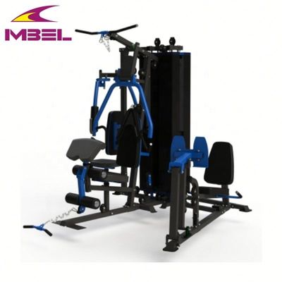Men's Multi-station Home Gym Set for Full Body Strength Training and Cardio Exercise