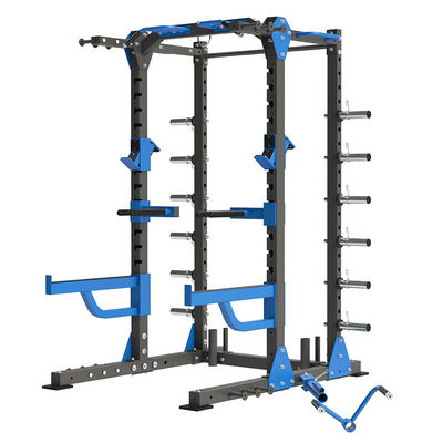 Commercial Gym Equipment Red Power Squat Rack with Customizable and Durable Design
