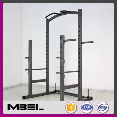 Improve Your Workout Routine with Grey/Black Commercial Smith Machine and Bench Press