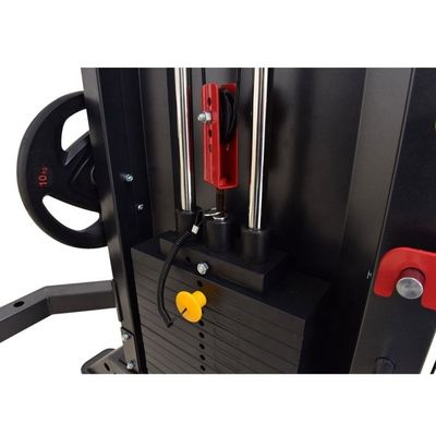 2024 Men's Black Matt 3 In 1 Fitness Power Rack Multi Functional Trainer Smith Machine