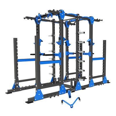 Men's Multi-function Space Saving Adjustable Squat Rack Cage Power Rack for Home Gym