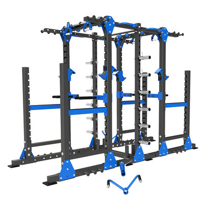 Men's Multi-function Space Saving Adjustable Squat Rack Cage Power Rack for Home Gym
