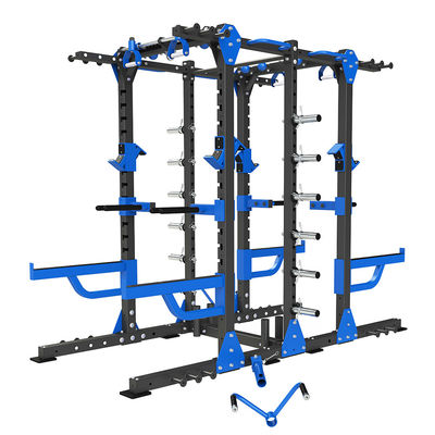 Men's Multi-function Space Saving Adjustable Squat Rack Cage Power Rack for Home Gym