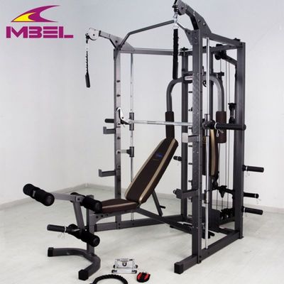 152kgs N.W. Grey/Black Gym Equipment Smith Machine for Strength Training Facilities