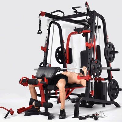 Transform Your Fitness with the 20' Men's Multifunctional Gym Equipment Smith Machine