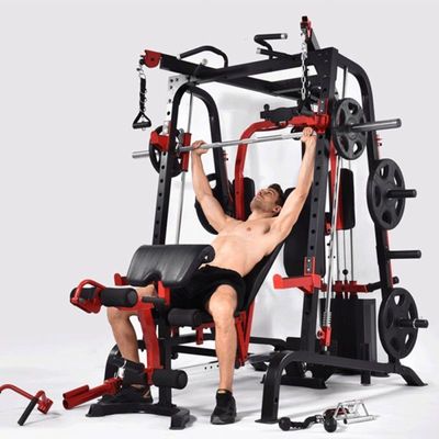 Gym Equipment Manufacturers Multi Function Smith Machine with Weight Stack 20' Unit