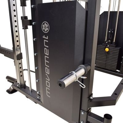 Affordable and Durable 1700X1990X2300mm Gym Equipment Smith Machine with Pulley System