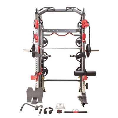 Dark Grey Fitness Equipment Power Rack Multi Smith Machine for Functional Trainer