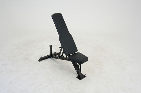 Foldable Adjustable Dumbbell Foldable Weight Bench For Workout Modern Style Black