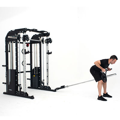Multi Function Station Gym Fitness Equipment Smith Squat Rack Trainer Fitness Trainer