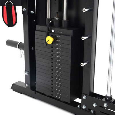 Red Multi Functional Trainer Power Rack Fitness Gym Equipment Exercise Equipment Smith Machine Home Gym Station N.W. 378.2