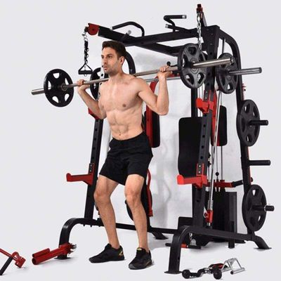 Loading Port Commercial Smith Machine Gym Equipment for Multi Functional Training