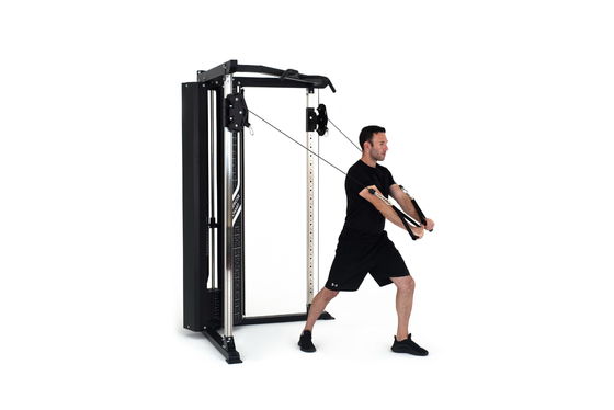 Multi Functional Trainer Barbell Rack Gym Strength and Performance with Power Rack