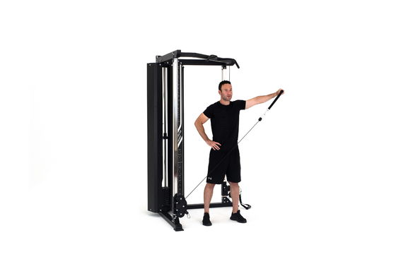Multi Functional Trainer Barbell Rack Gym Strength and Performance with Power Rack