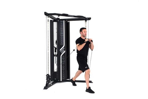 Bodybuilding Functional Trainer Home Gym Equipment with Dual Adjustable Pulley System