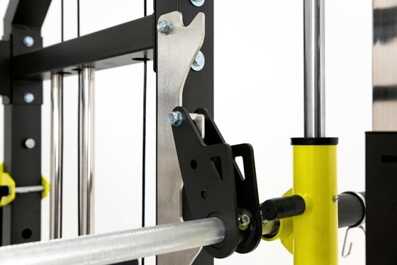 Customized Multi Function Gym Adjustable Cable Gym Squat Rack with 90Lbs Weight Stack