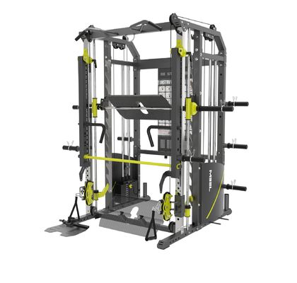 Commercial Adjustable Power Gym Equipment Functional Trainer Smith Machine Squat Rack