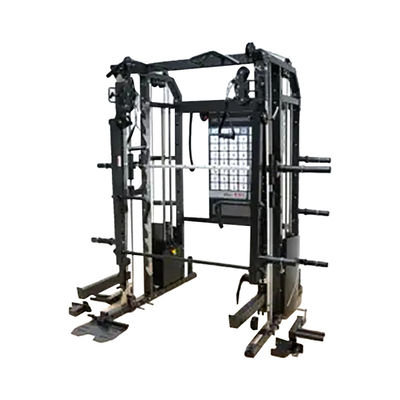Transform Your Workouts with Men's Cable Crossover Power Squat Rack and Weight Stack