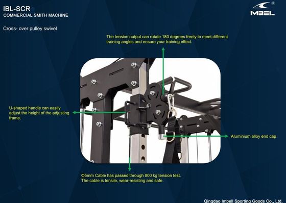 Multi Functional Smith Machine Integrated Gym Trainer for Home and Gym Exercises