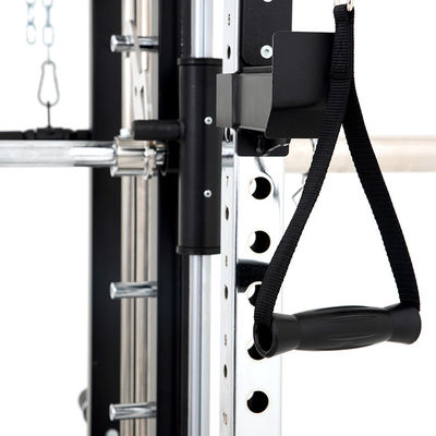 Custom Design Silver Grey Metal All in One Trainer Smith Machine for Home Workouts