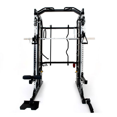 Custom Design Silver Grey Metal All in One Trainer Smith Machine for Home Workouts