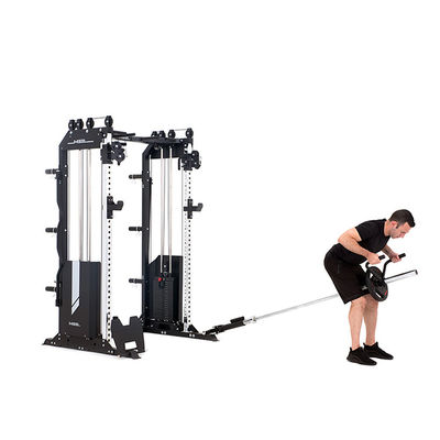 Red Home Smith Machine for Comprehensive Training and Body Building Fitness Equipment