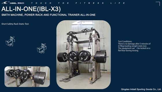 Multifunctional Commercial Smith Machine Home Gym Squat Rack Guaranteed Modern Style