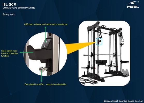 Home Multi Functional Trainer with Strength Training Machine and Adjustable Squat Rack